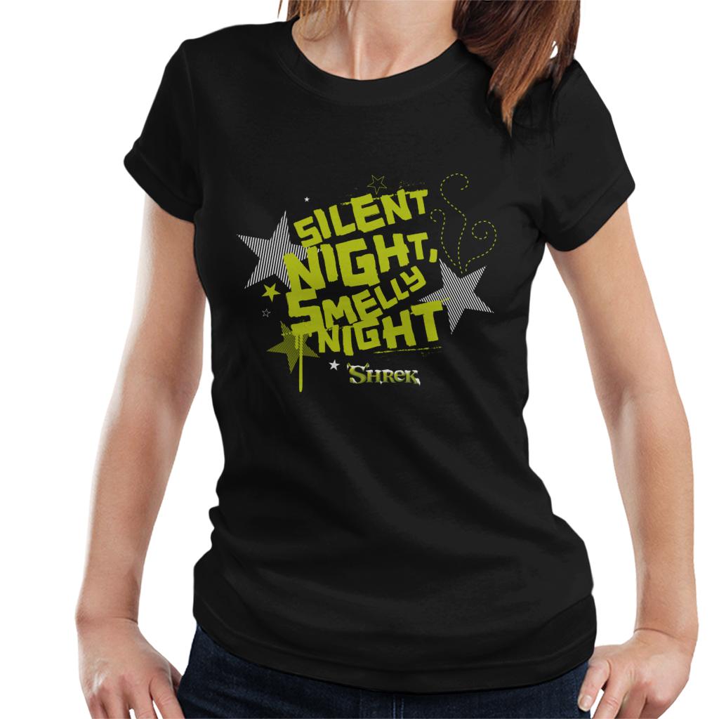 Shrek Christmas Silent Night Smelly Night Women's T-Shirt-ALL + EVERY