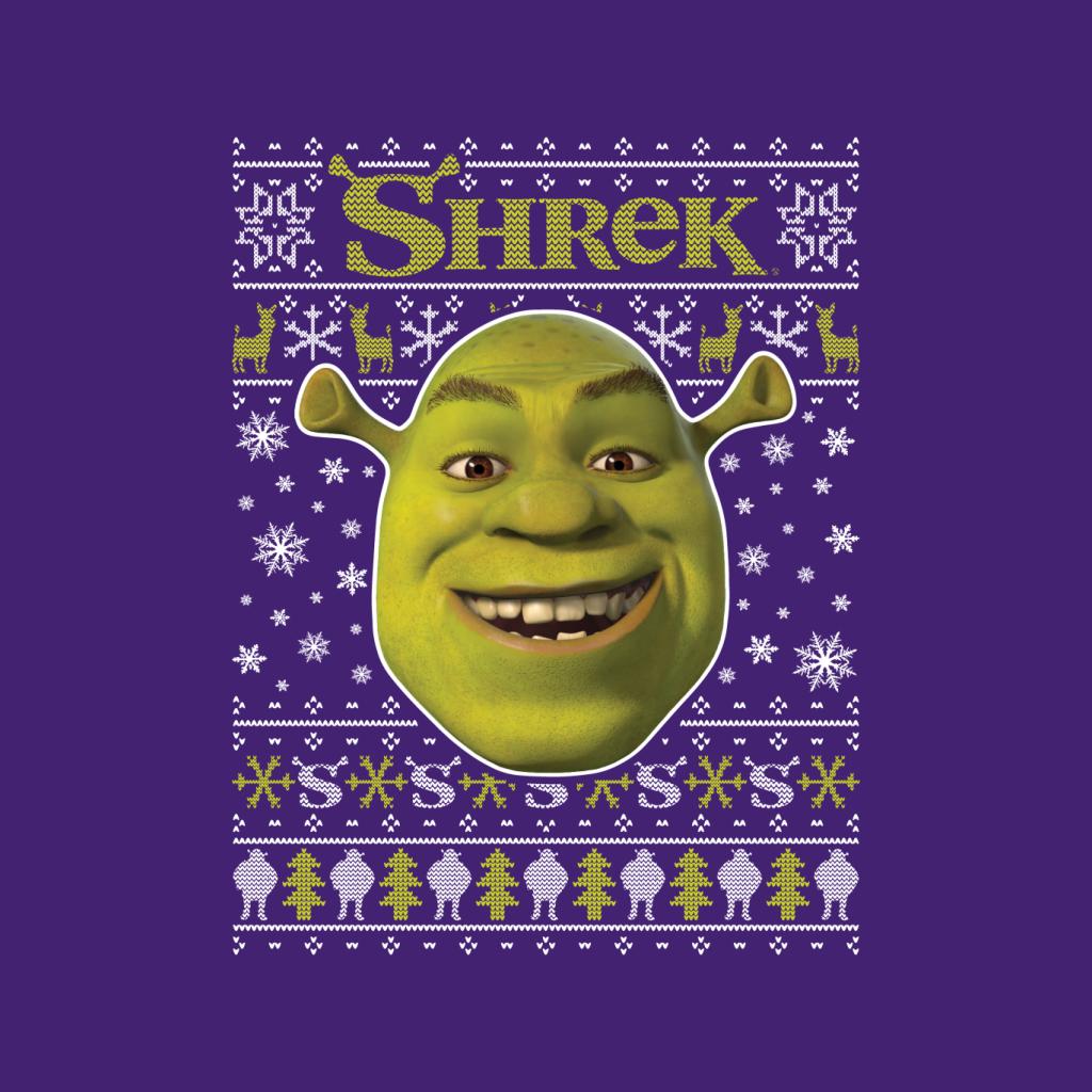 Shrek Christmas Festive Snowflakes Women's T-Shirt-ALL + EVERY