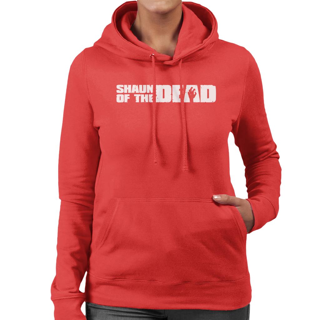 Shaun of the Dead Logo Women's Hooded Sweatshirt-ALL + EVERY