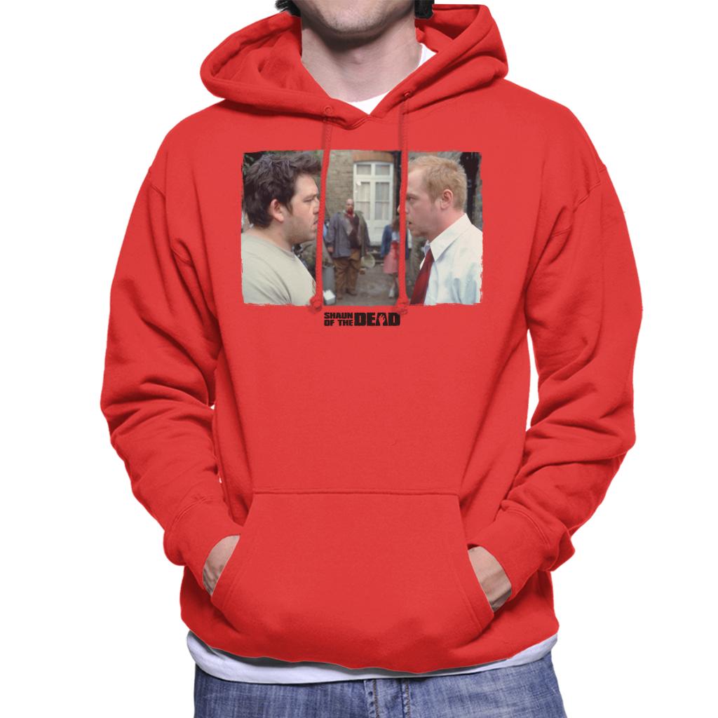 Shaun of the Dead Garden Scene Men's Hooded Sweatshirt-ALL + EVERY