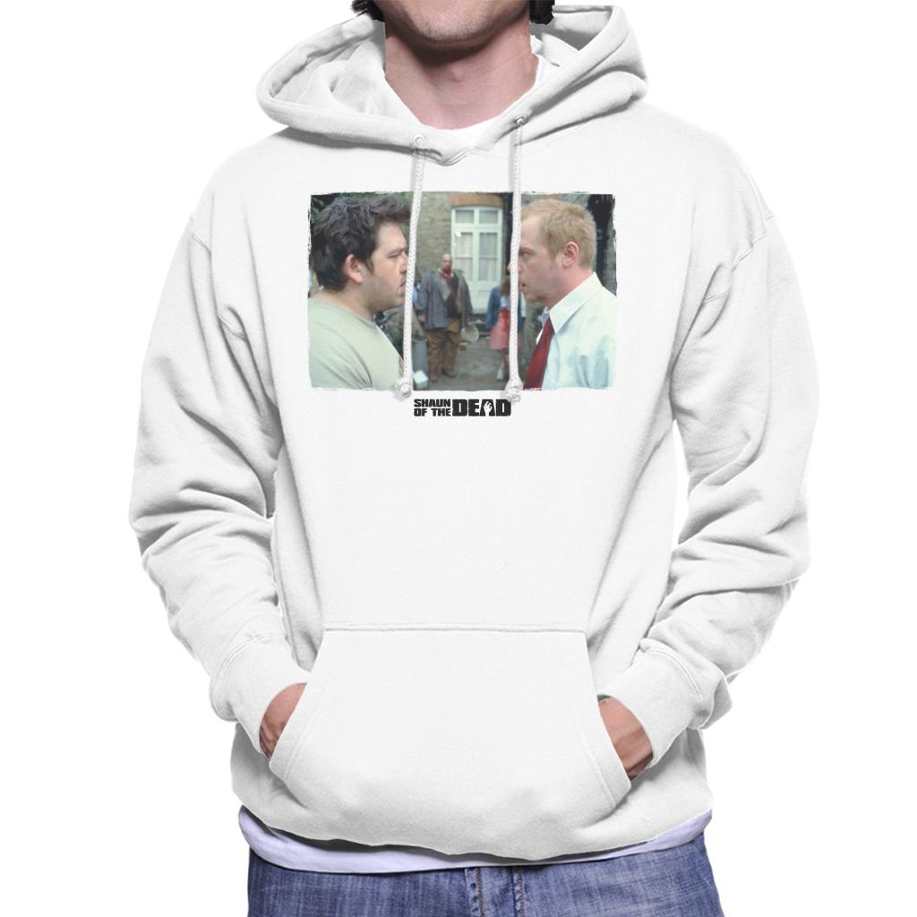 Shaun of the Dead Garden Scene Men's Hooded Sweatshirt-ALL + EVERY