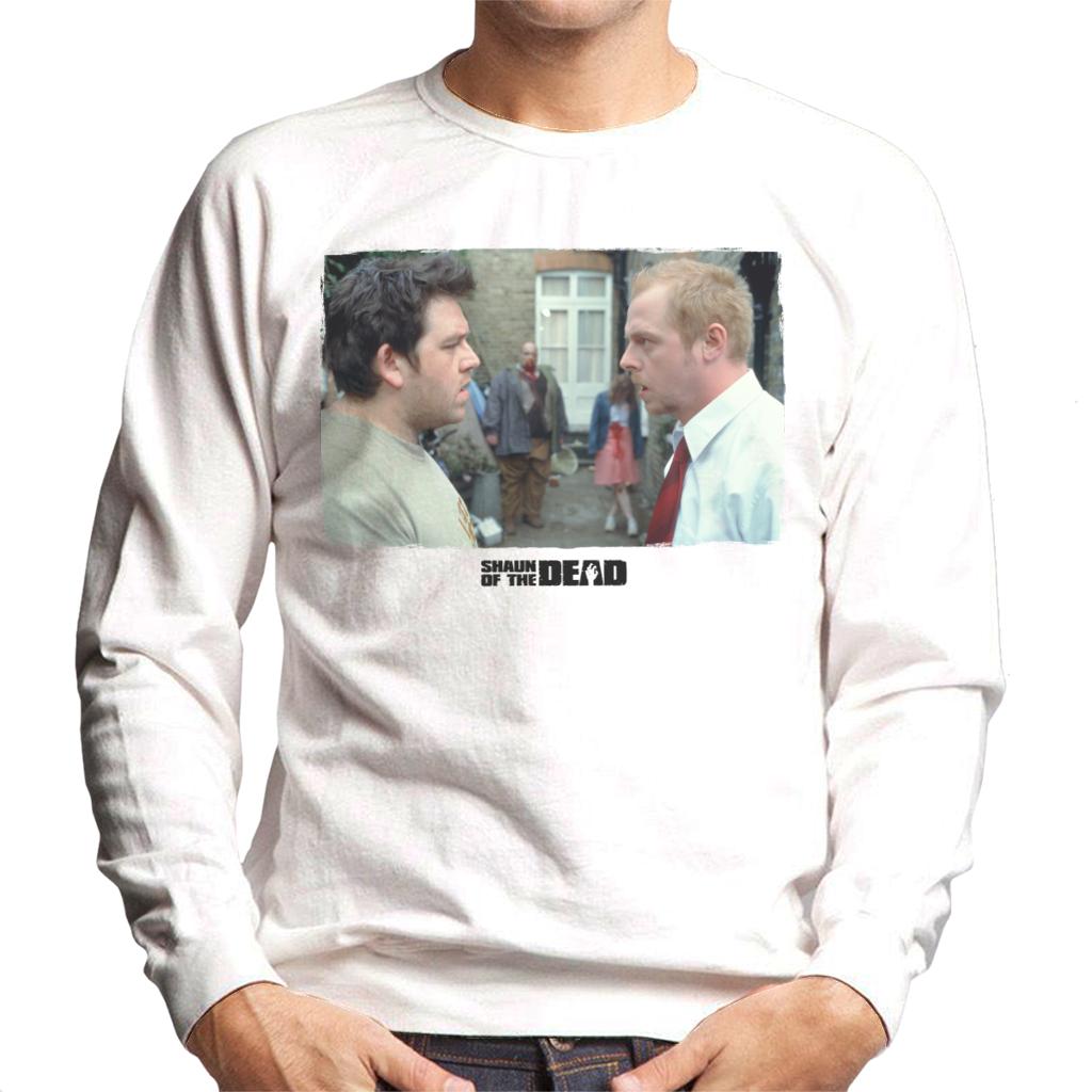 Shaun of the Dead Garden Scene Men's Sweatshirt-ALL + EVERY