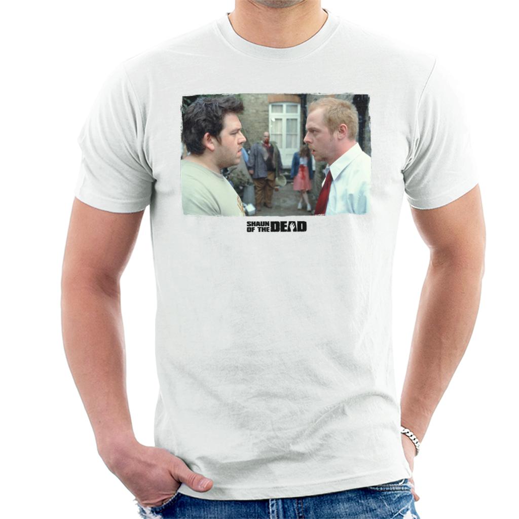 Shaun of the Dead Garden Scene Men's T-Shirt-ALL + EVERY