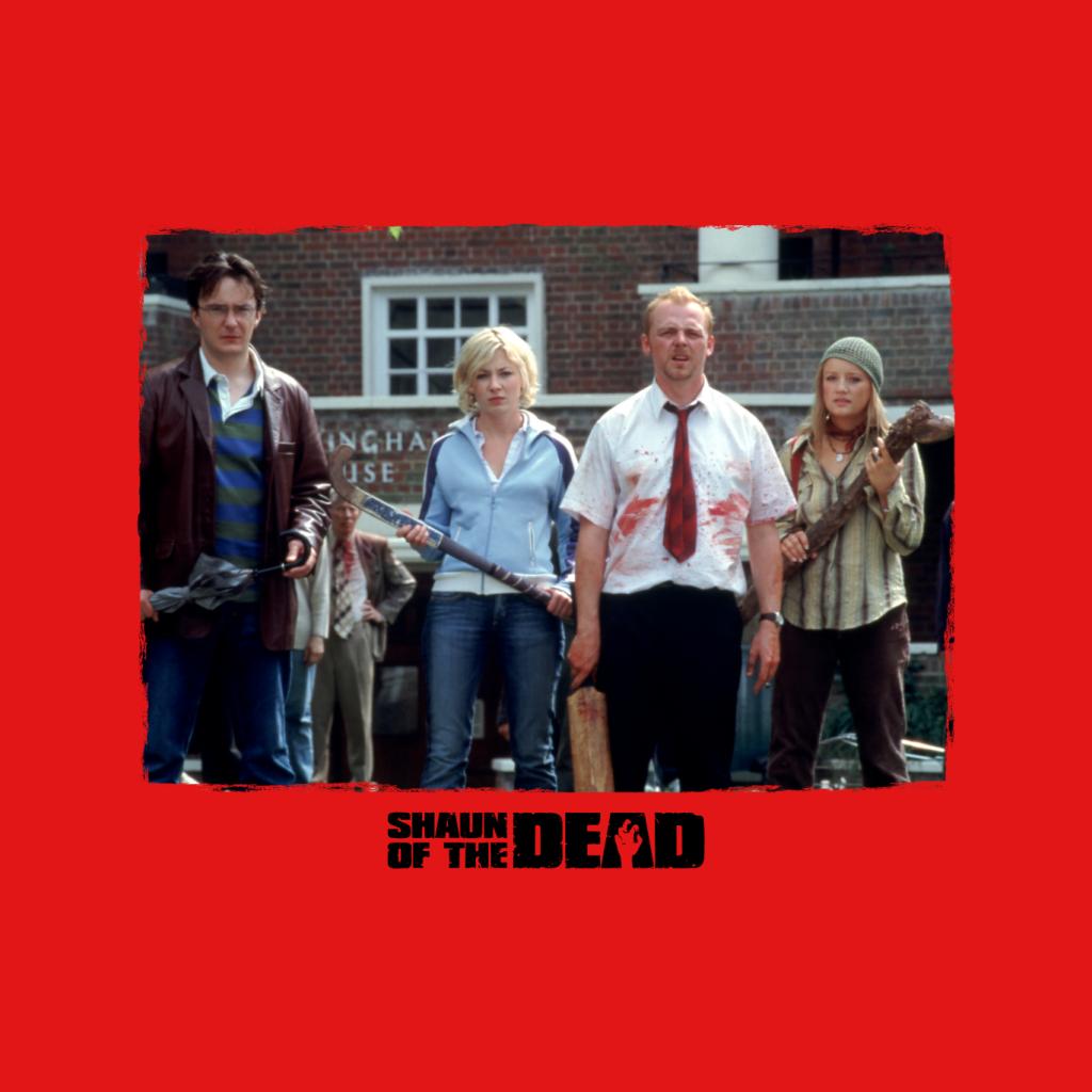 Shaun of the Dead Liz Holding Hockey Stick Men's T-Shirt-ALL + EVERY