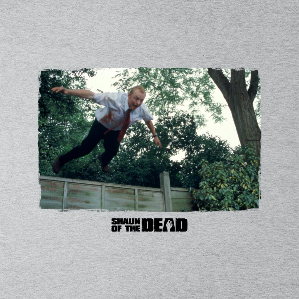 Shaun of the Dead Jumping Over Fence Men's T-Shirt-ALL + EVERY