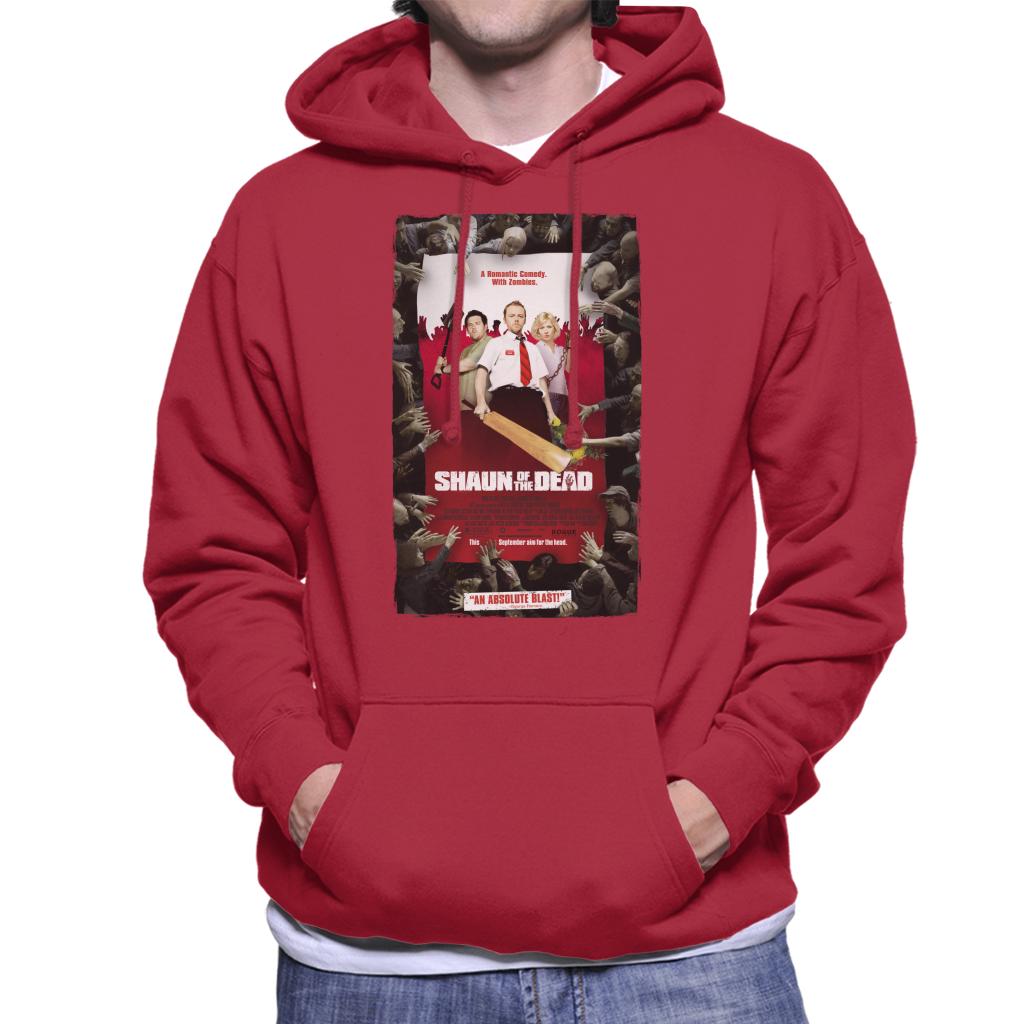 Shaun of the Dead Theatrical Poster Men's Hooded Sweatshirt-ALL + EVERY