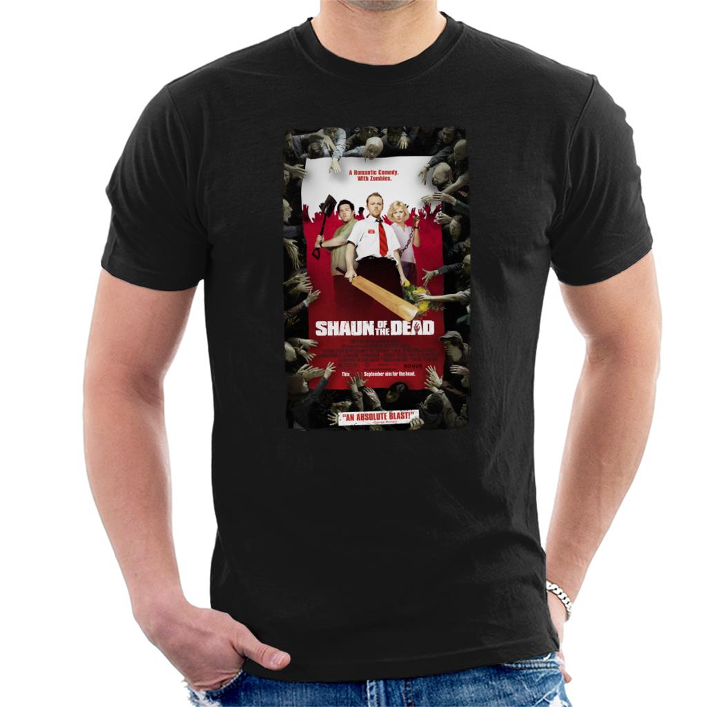 Shaun of the Dead Theatrical Poster Men's T-Shirt-ALL + EVERY