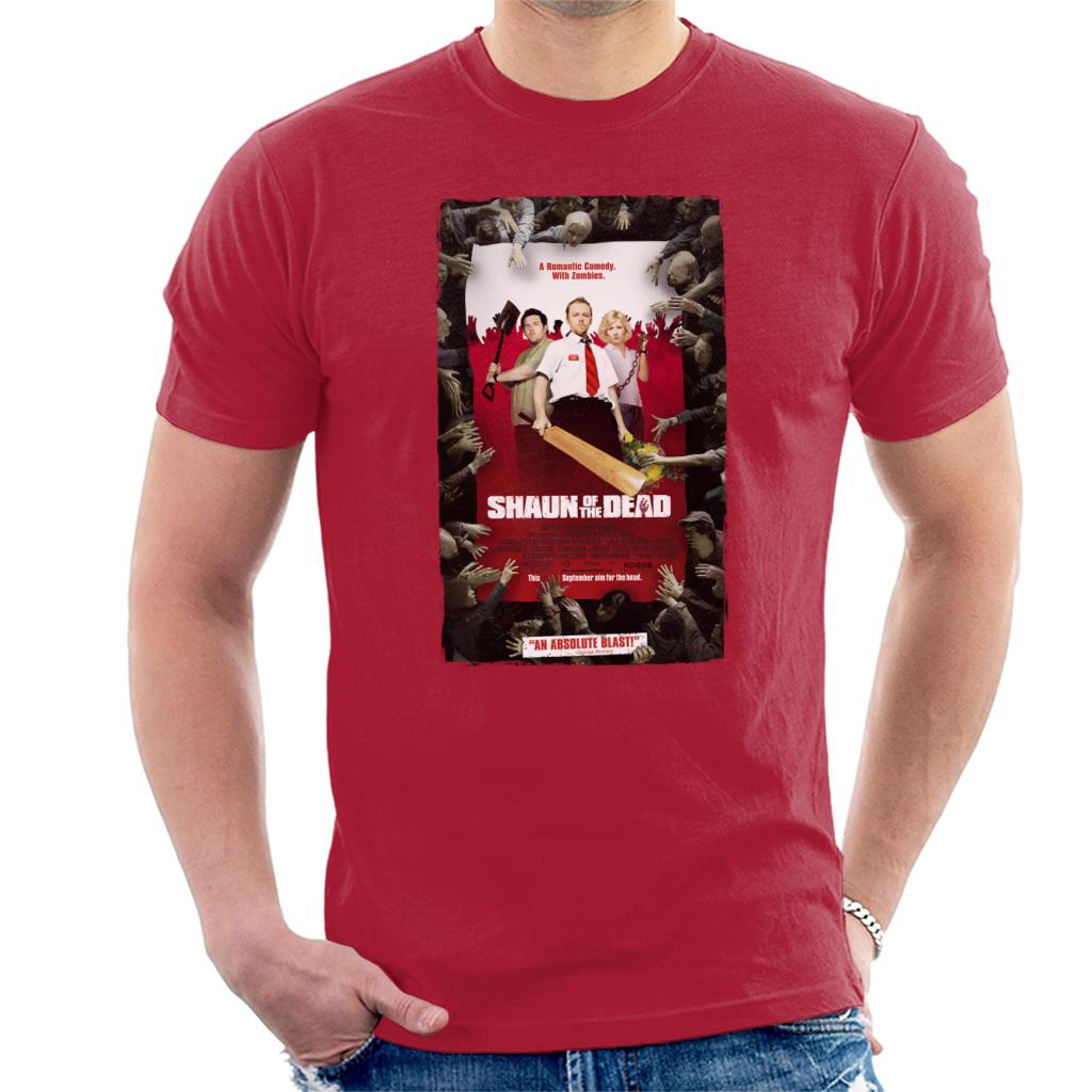 Shaun of the Dead Theatrical Poster Men's T-Shirt-ALL + EVERY