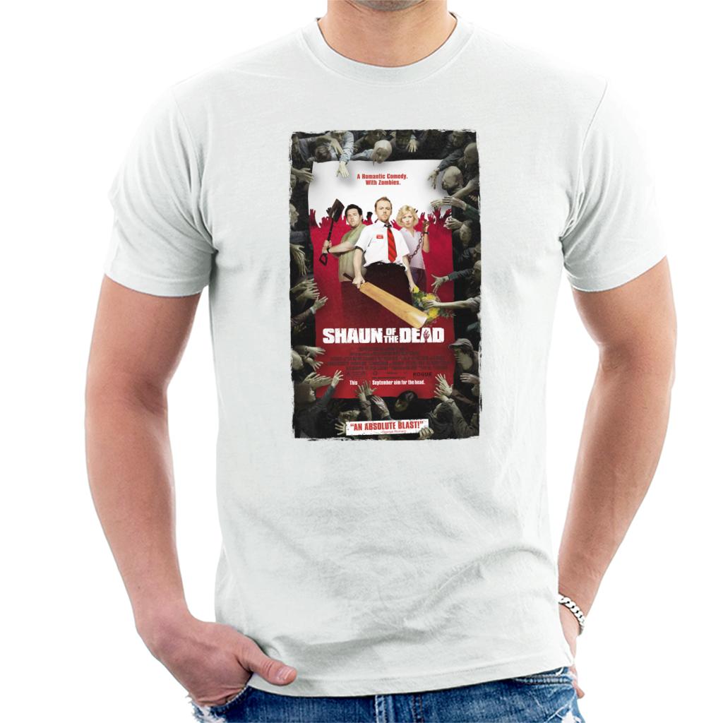 Shaun of the Dead Theatrical Poster Men's T-Shirt-ALL + EVERY