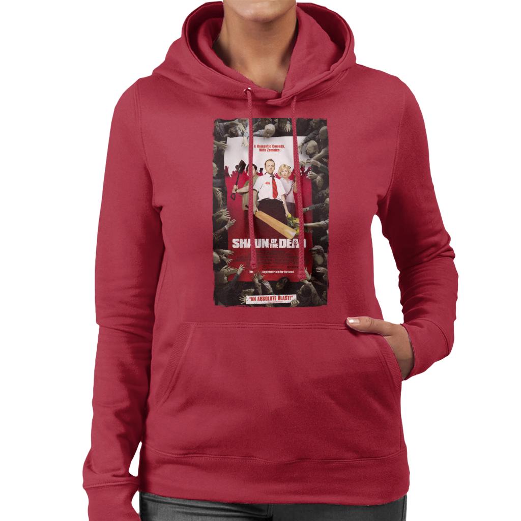 Shaun of the Dead Theatrical Poster Women's Hooded Sweatshirt-ALL + EVERY