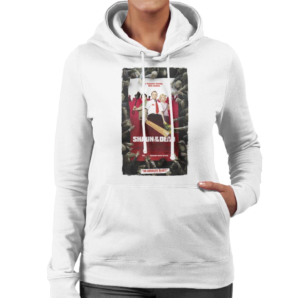 Shaun of the Dead Theatrical Poster Women's Hooded Sweatshirt-ALL + EVERY