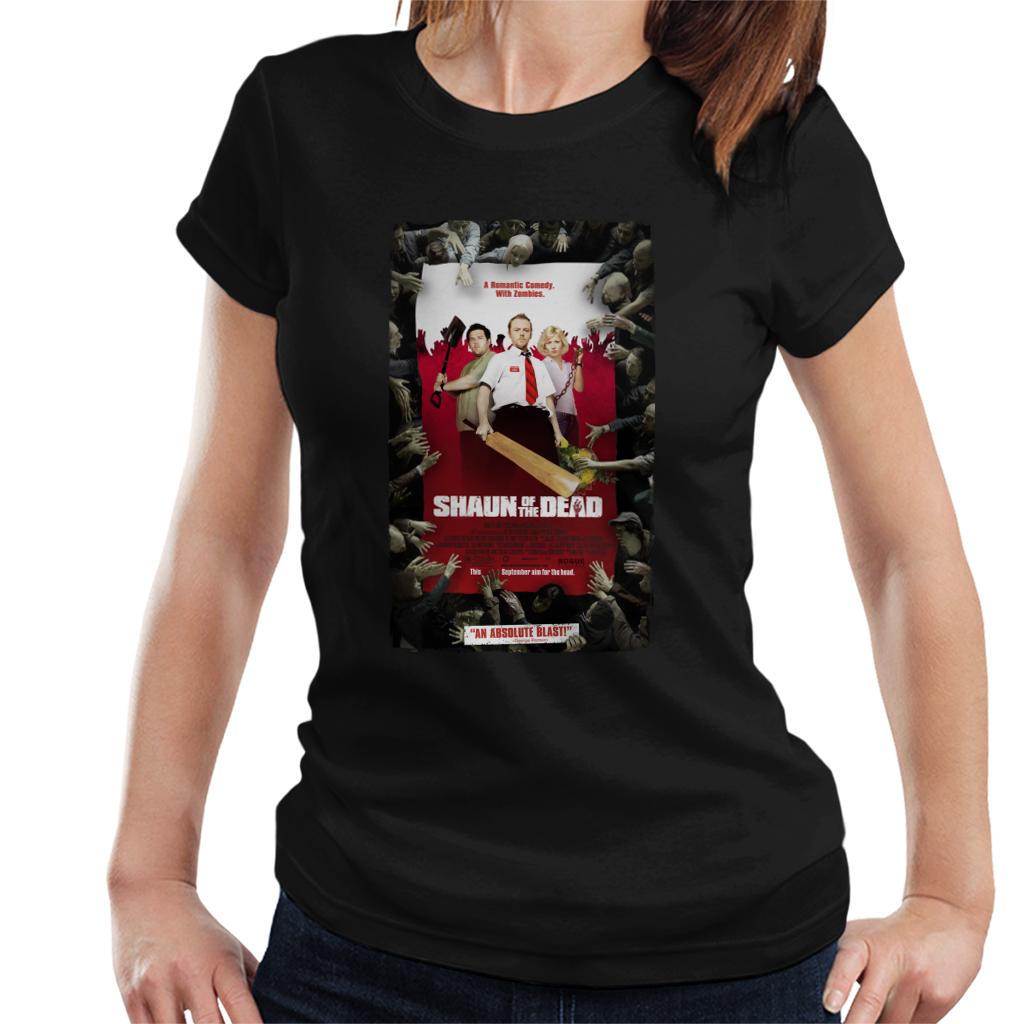 Shaun of the Dead Theatrical Poster Women's T-Shirt-ALL + EVERY