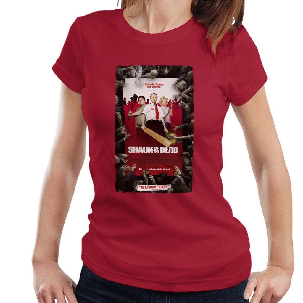 Shaun of the Dead Theatrical Poster Women's T-Shirt-ALL + EVERY