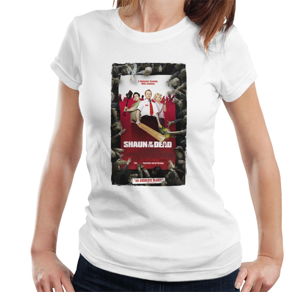 Shaun of the Dead Theatrical Poster Women's T-Shirt-ALL + EVERY