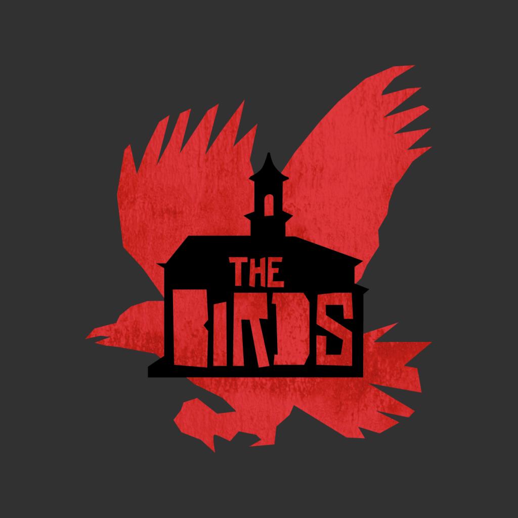 The Birds Schoolhouse Silhouettes Men's T-Shirt-ALL + EVERY