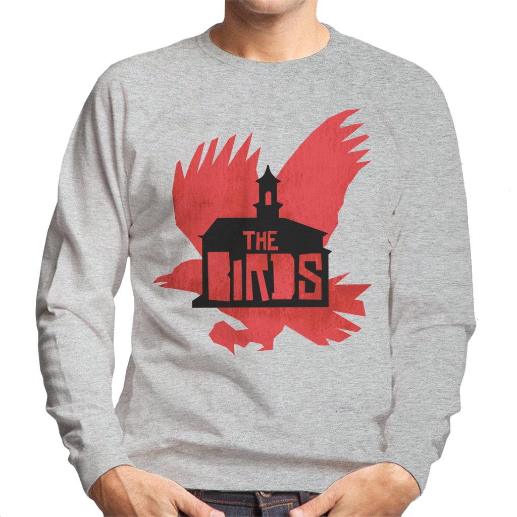 The Birds Schoolhouse Silhouettes Men's Sweatshirt-ALL + EVERY