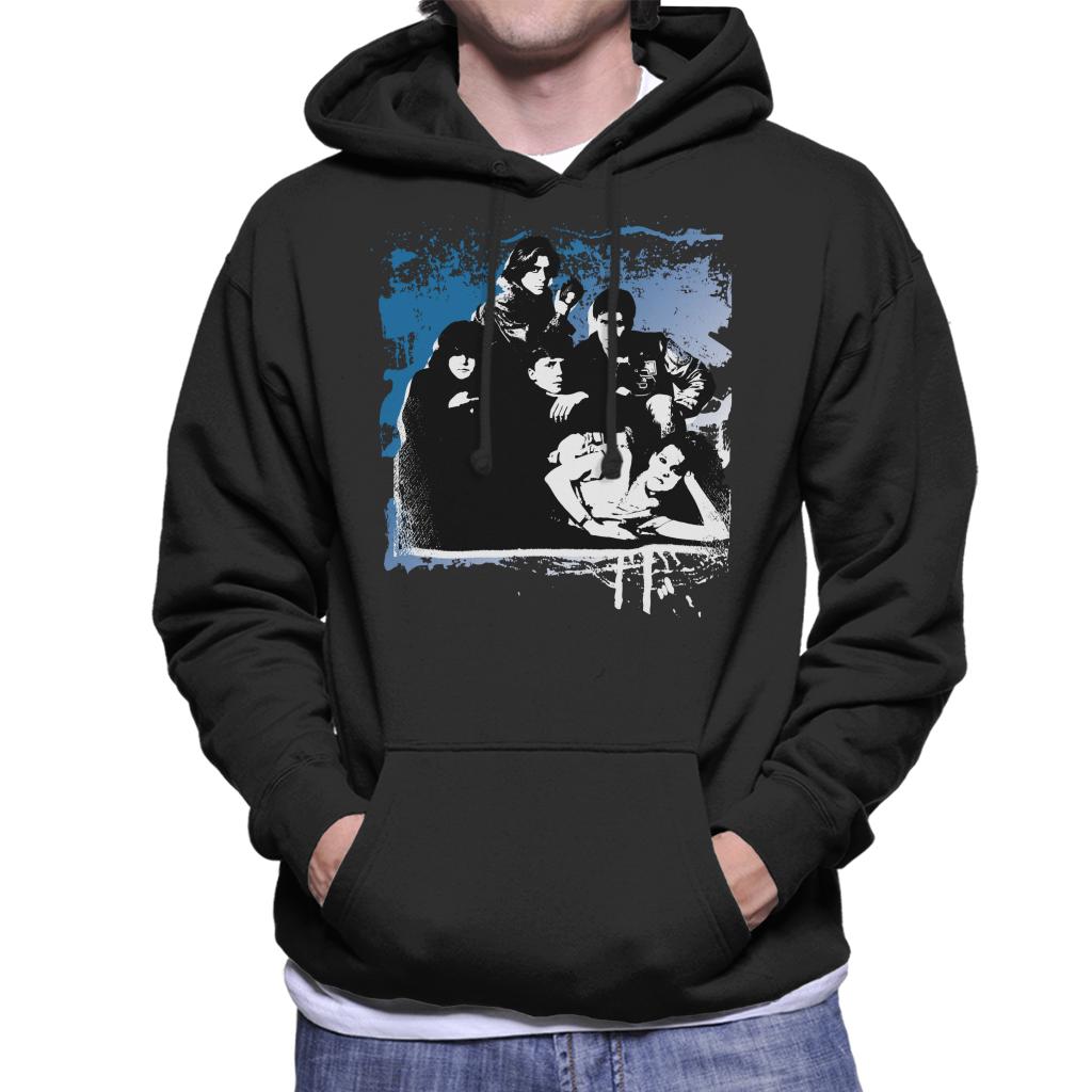 The Breakfast Club Characters Together Brush Stroke Men's Hooded Sweatshirt-ALL + EVERY