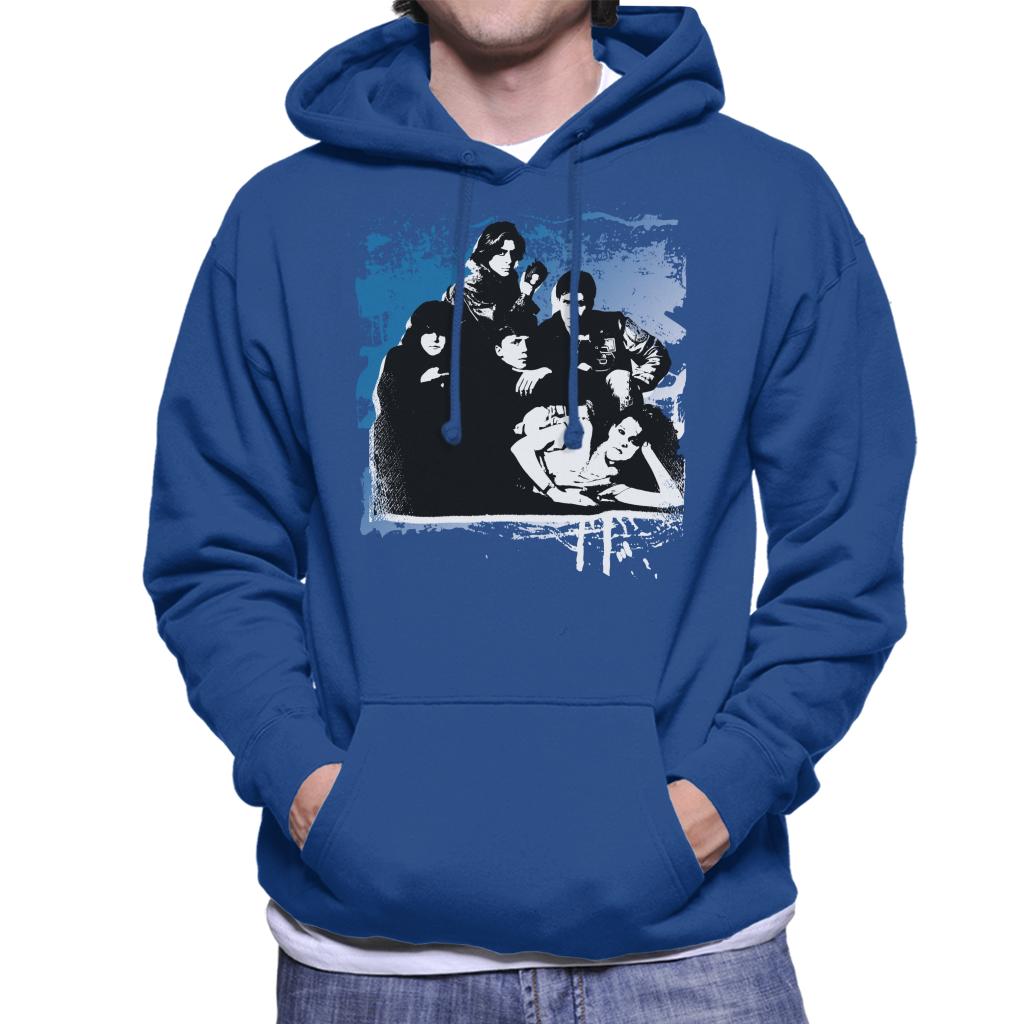 The Breakfast Club Characters Together Brush Stroke Men's Hooded Sweatshirt-ALL + EVERY