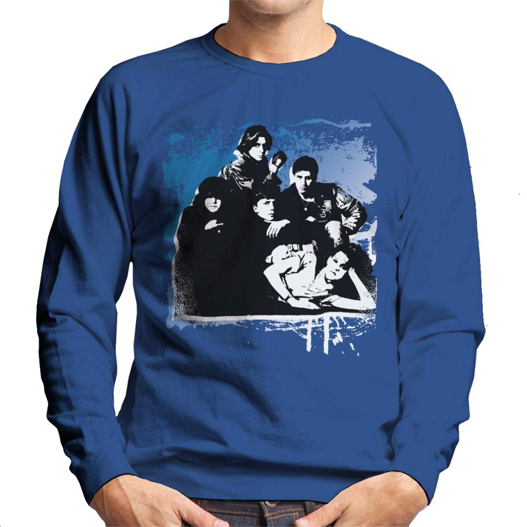 The Breakfast Club Characters Together Brush Stroke Men's Sweatshirt-ALL + EVERY