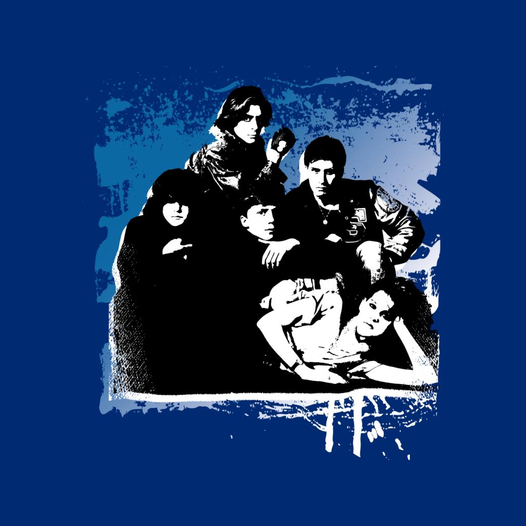 The Breakfast Club Characters Together Brush Stroke Men's T-Shirt-ALL + EVERY