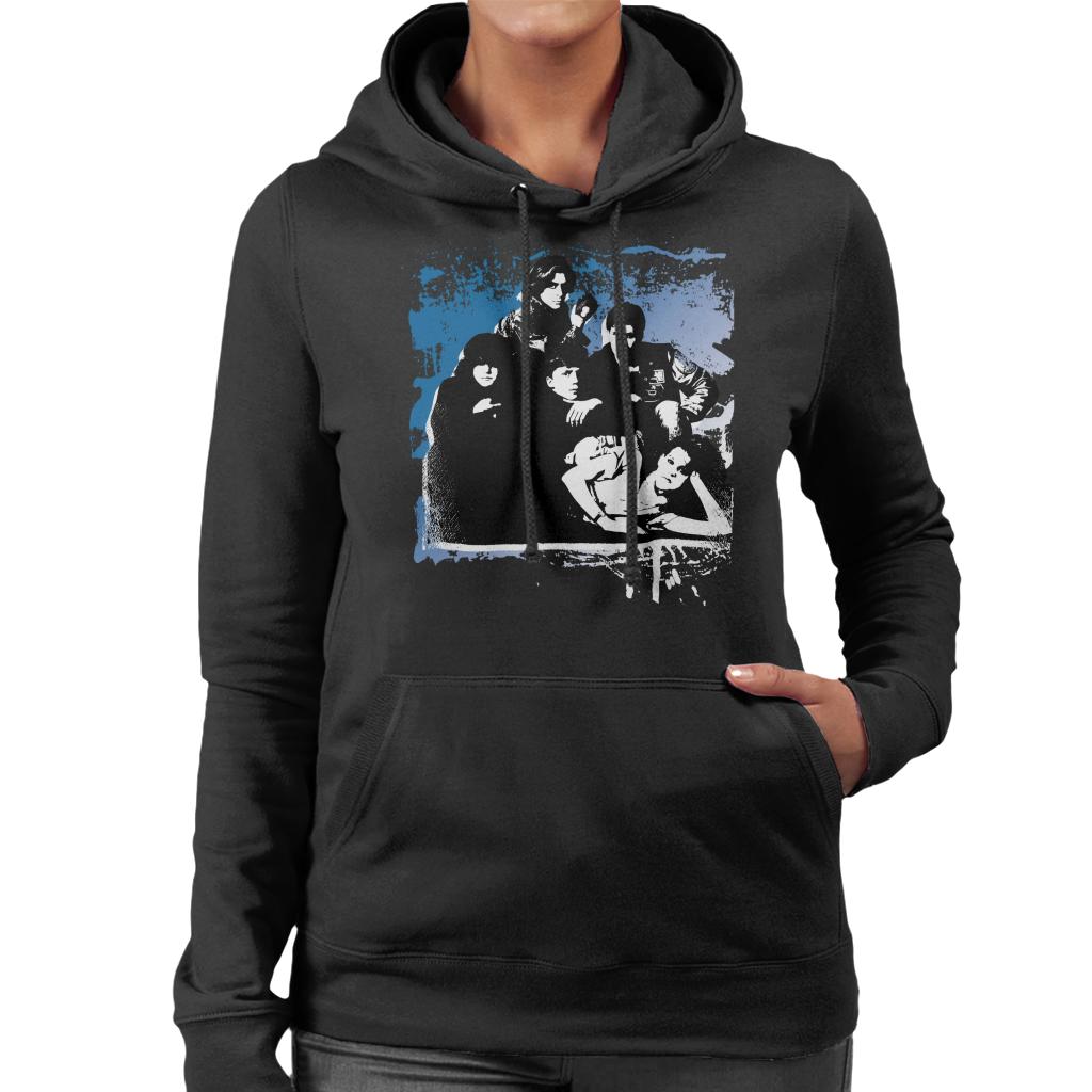 The Breakfast Club Characters Together Brush Stroke Women's Hooded Sweatshirt-ALL + EVERY