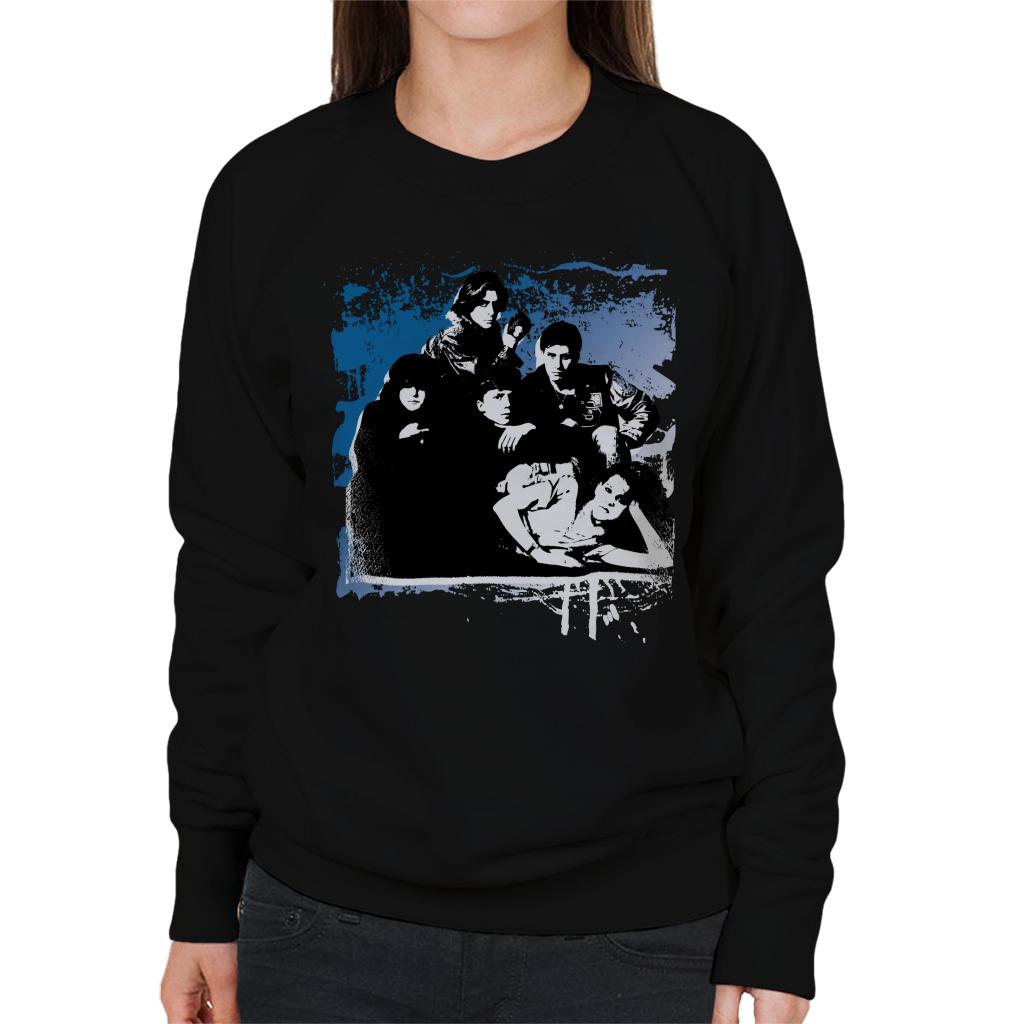 The Breakfast Club Characters Together Brush Stroke Women's Sweatshirt-ALL + EVERY