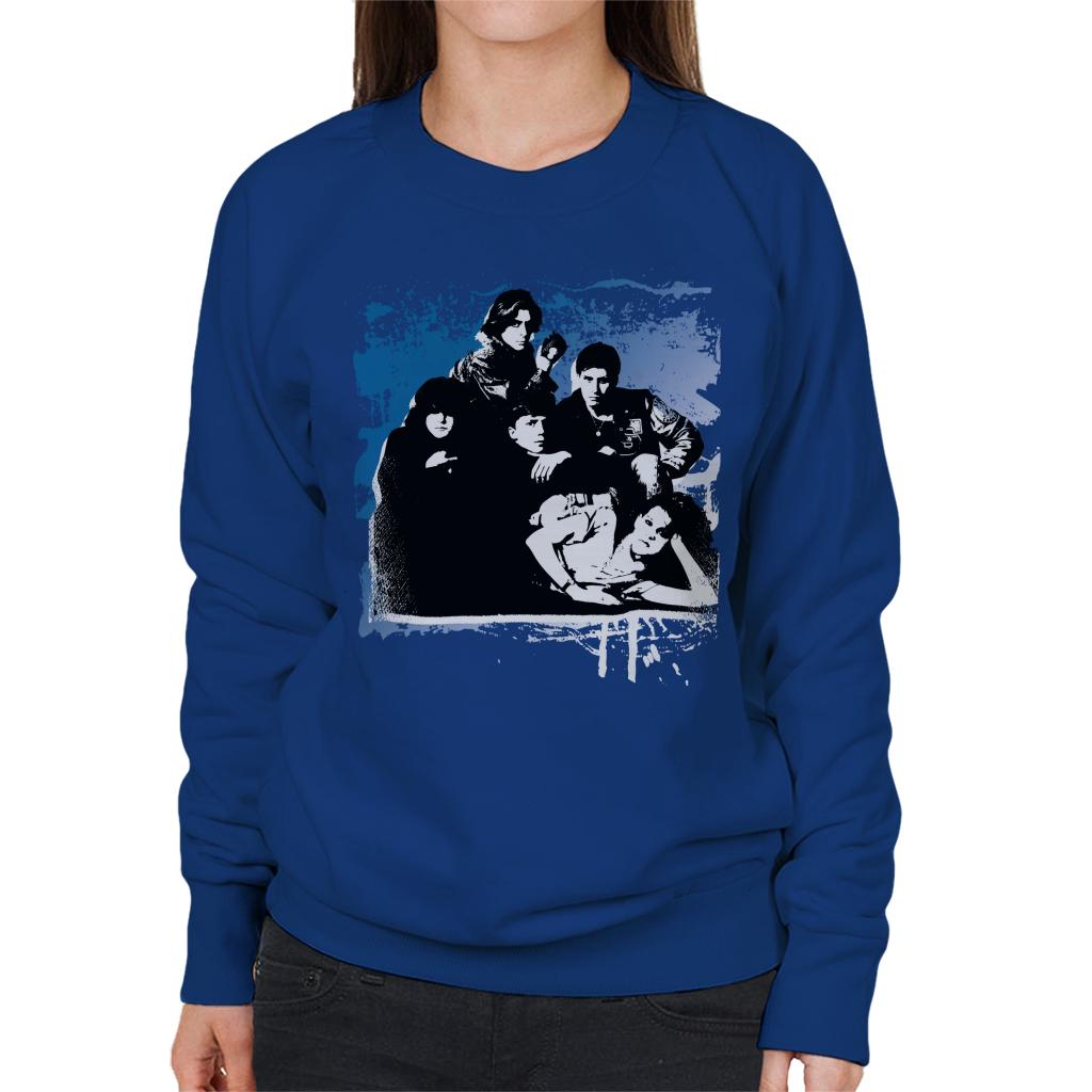 The Breakfast Club Characters Together Brush Stroke Women's Sweatshirt-ALL + EVERY