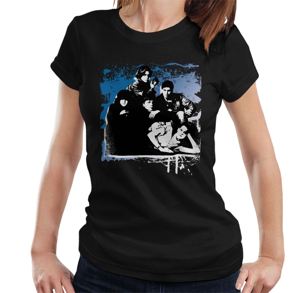 The Breakfast Club Characters Together Brush Stroke Women's T-Shirt-ALL + EVERY