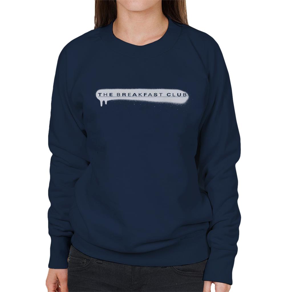 The Breakfast Club Spray Paint Logo Women's Sweatshirt-ALL + EVERY