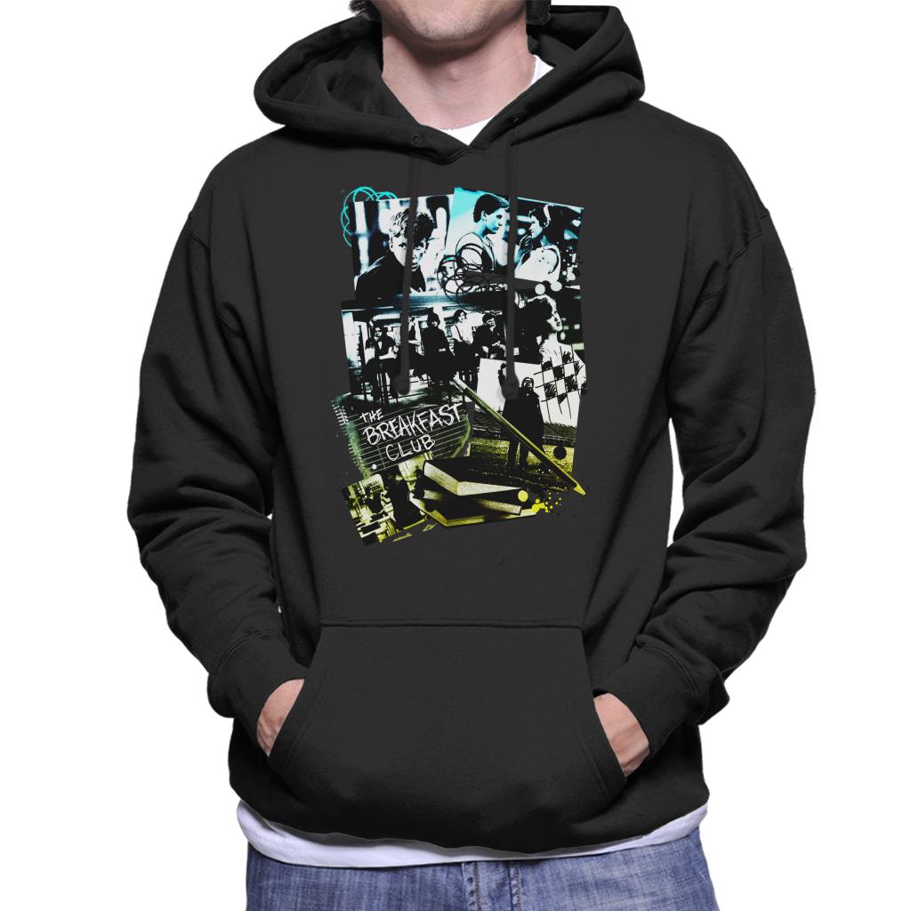 The Breakfast Club Montage Men's Hooded Sweatshirt-ALL + EVERY