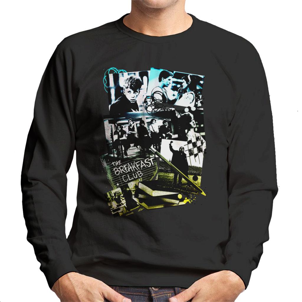 The Breakfast Club Montage Men's Sweatshirt-ALL + EVERY