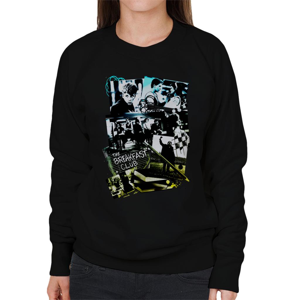 The Breakfast Club Montage Women's Sweatshirt-ALL + EVERY