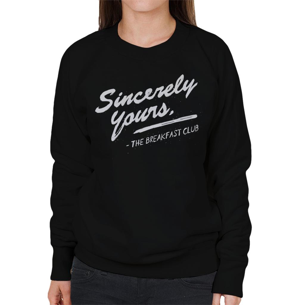 The Breakfast Club Sincerely Yours Women's Sweatshirt-ALL + EVERY