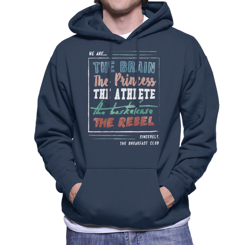 The Breakfast Club We Are The Brain The Princess The Athlete Men's Hooded Sweatshirt-ALL + EVERY