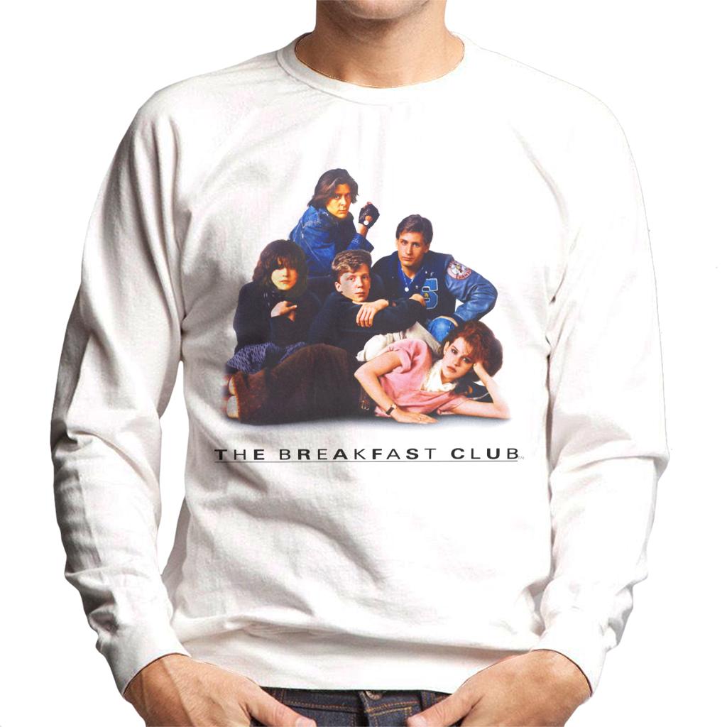 The Breakfast Club Classic Photo Of Characters Men's Sweatshirt-ALL + EVERY