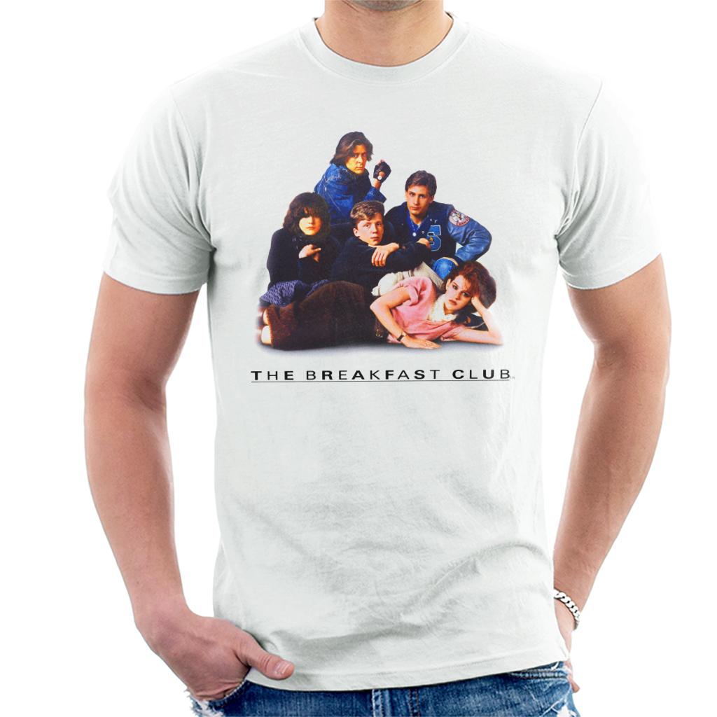 The Breakfast Club Classic Photo Of Characters Men's T-Shirt-ALL + EVERY