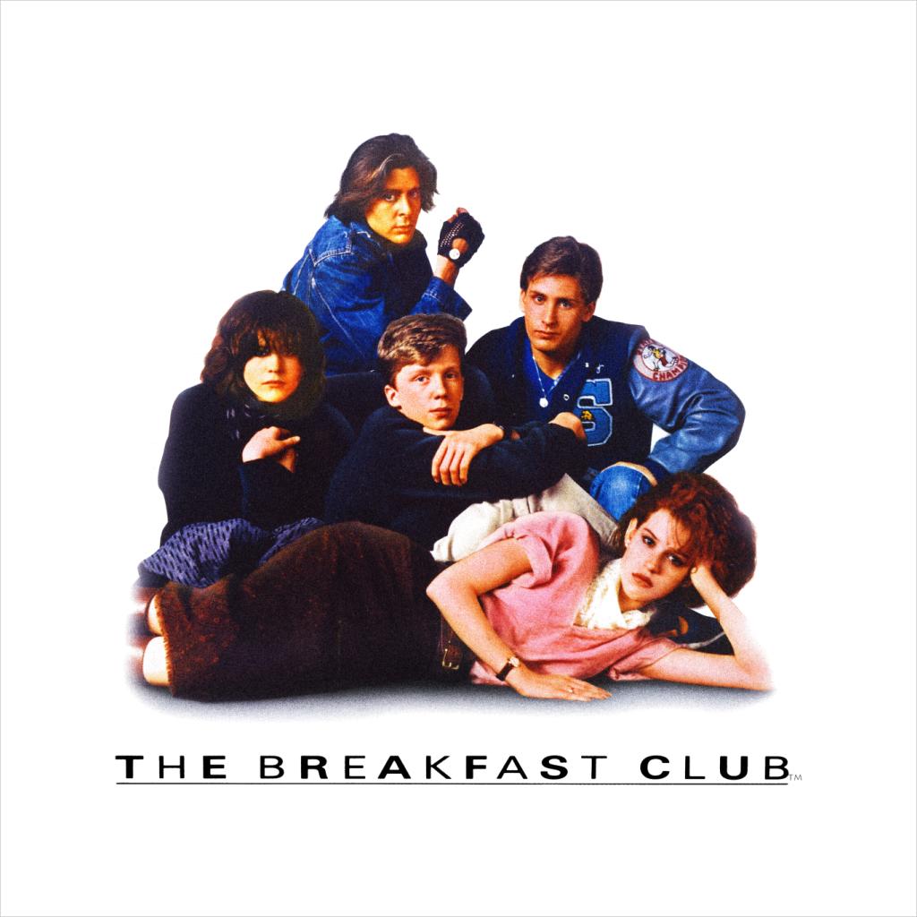 The Breakfast Club Classic Photo Of Characters Men's T-Shirt-ALL + EVERY