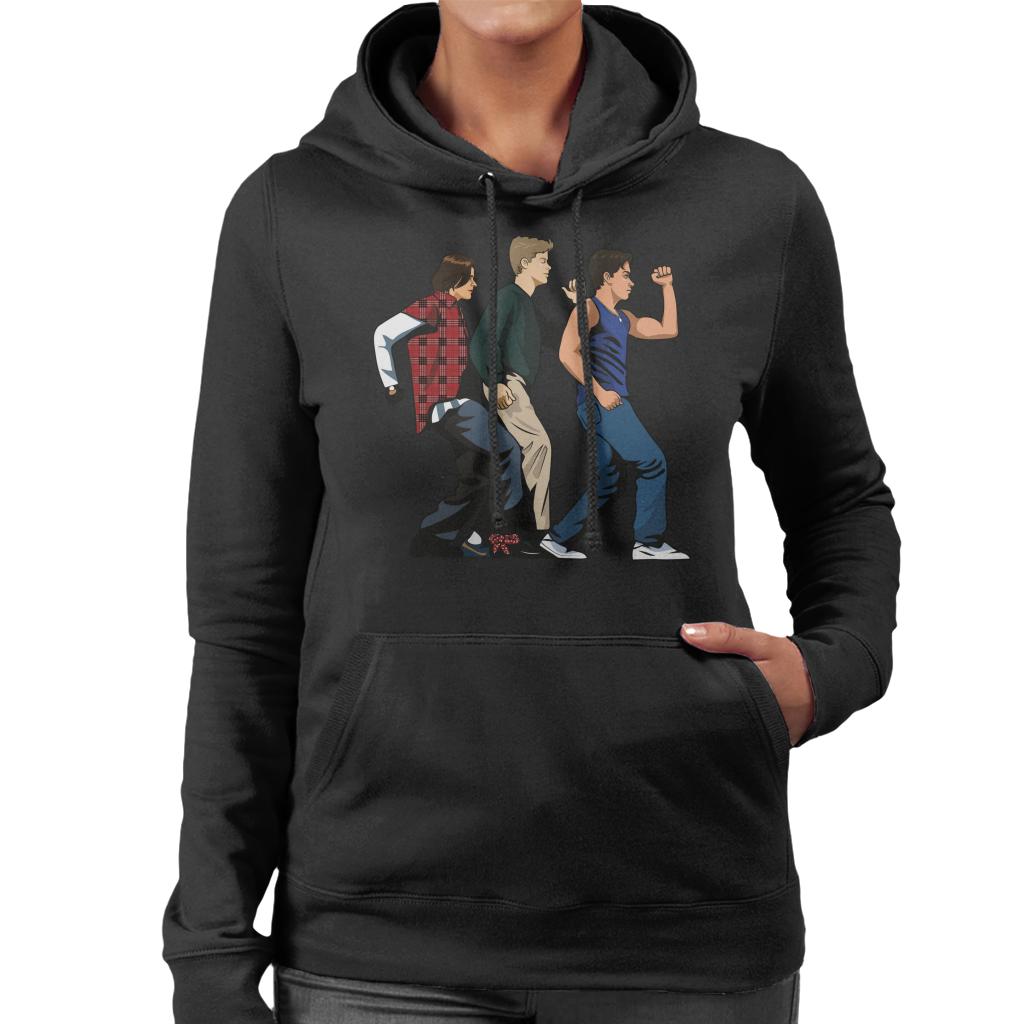 The Breakfast Club Detention Dance Women's Hooded Sweatshirt-ALL + EVERY