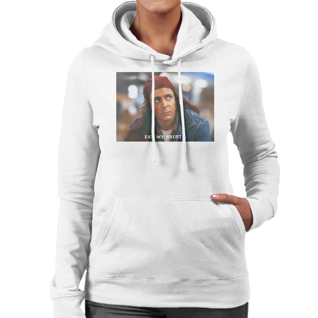 The Breakfast Club John Bender Eat My Shorts Women's Hooded Sweatshirt-ALL + EVERY