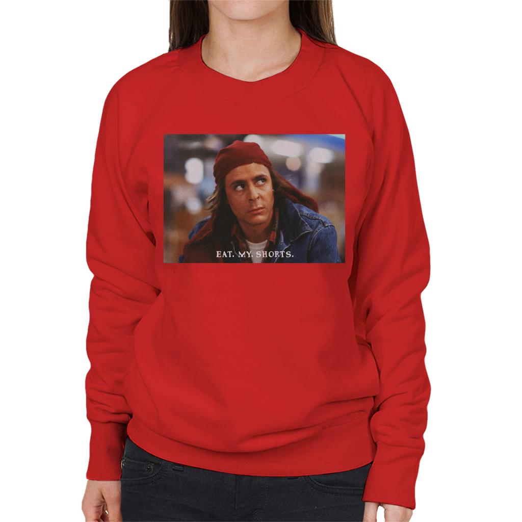 The Breakfast Club John Bender Eat My Shorts Women's Sweatshirt-ALL + EVERY