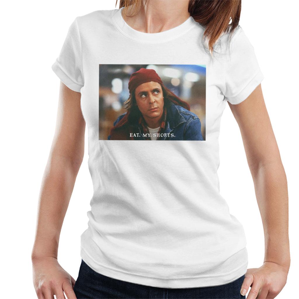 The Breakfast Club John Bender Eat My Shorts Women's T-Shirt-ALL + EVERY