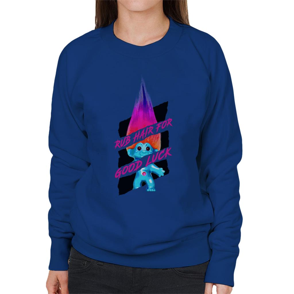 Trolls Rub Hair For Good Luck Women's Sweatshirt-ALL + EVERY