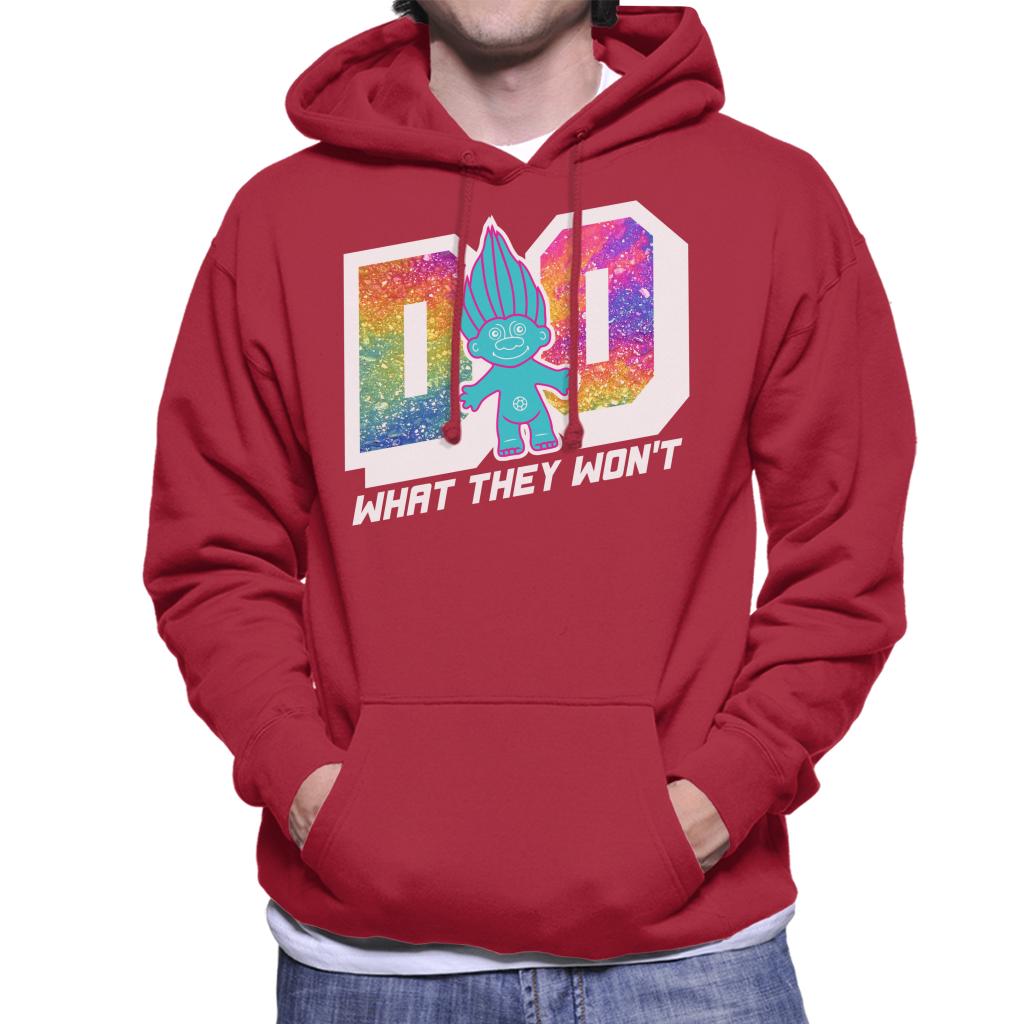 Trolls Do What They Wont Men's Hooded Sweatshirt-ALL + EVERY