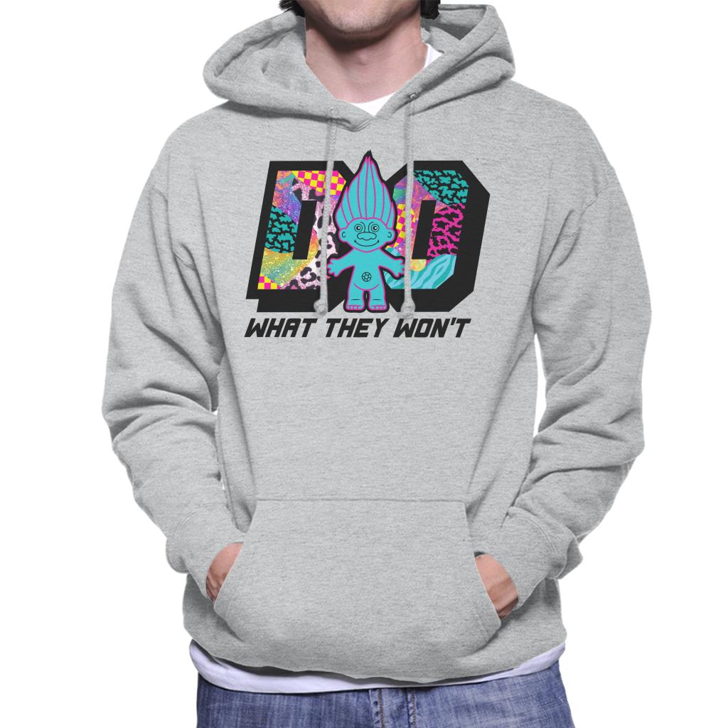 Trolls Do What They Wont Cosmic Pattern Men's Hooded Sweatshirt-ALL + EVERY