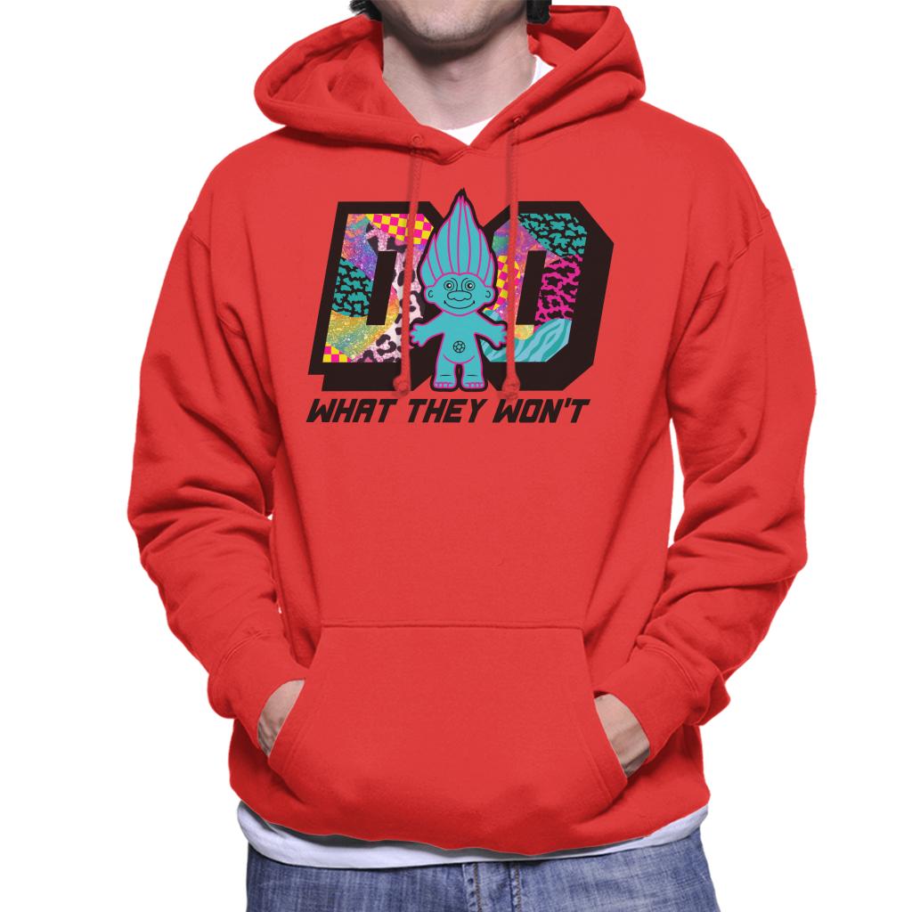 Trolls Do What They Wont Cosmic Pattern Men's Hooded Sweatshirt-ALL + EVERY