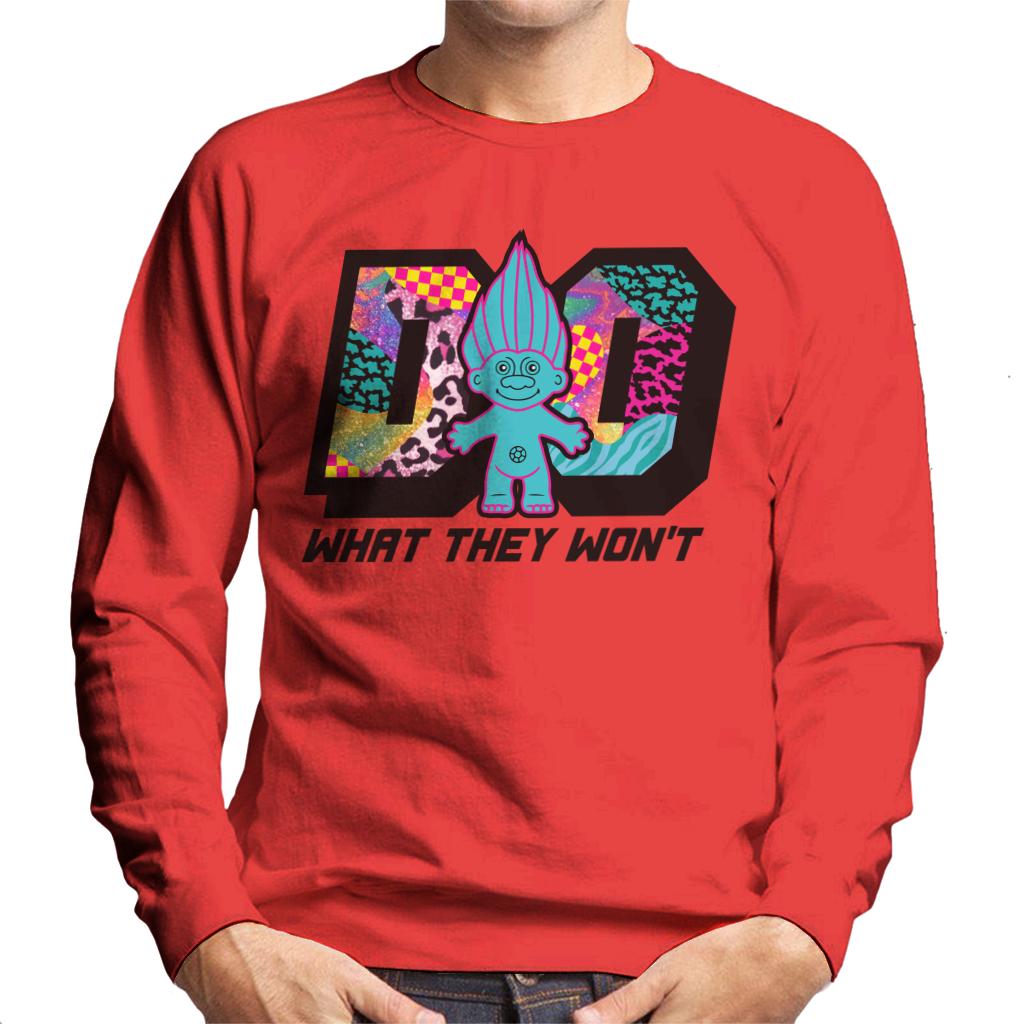 Trolls Do What They Wont Cosmic Pattern Men's Sweatshirt-ALL + EVERY