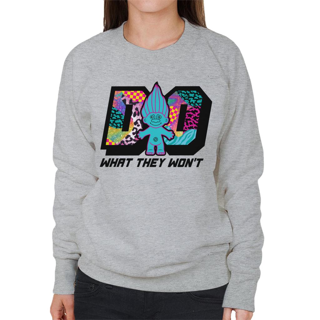 Trolls Do What They Wont Cosmic Pattern Women's Sweatshirt-ALL + EVERY