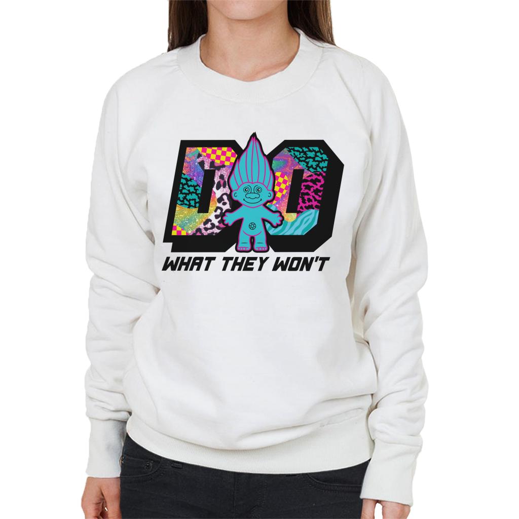 Trolls Do What They Wont Cosmic Pattern Women's Sweatshirt-ALL + EVERY