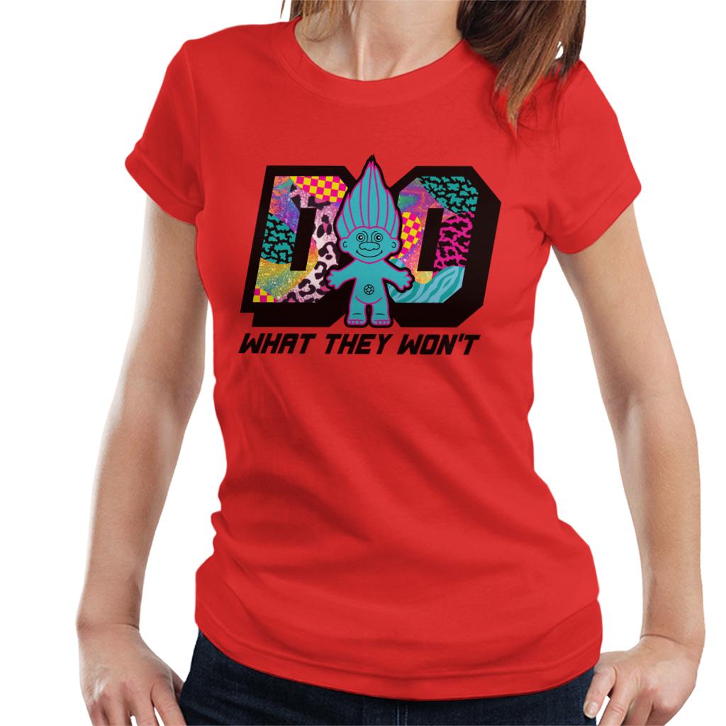 Trolls Do What They Wont Cosmic Pattern Women's T-Shirt-ALL + EVERY