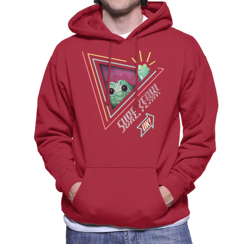 Trolls Sure Yeah Ok Men's Hooded Sweatshirt-ALL + EVERY